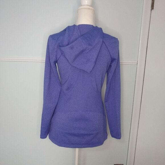 Athleta Vivid Purple Heather Zenith Wrap XS EUC - Picture 2 of 2